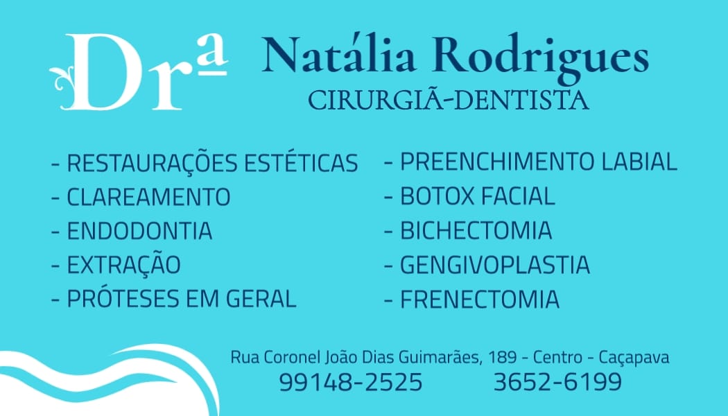 Drª Natália Rodrigues de Paula